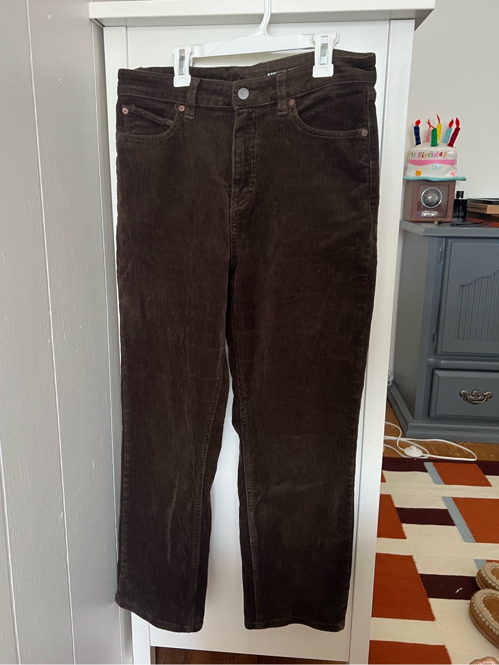 Quicksilver Women’s Cropped Brown Corduroy Pants
